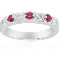 Burmesischer Rubin-Silberring (Pallanova) Burmesischer Rubin-Silberring (Pallanova)