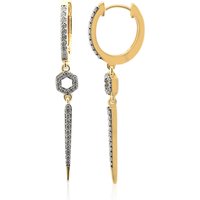 SI1 (G) Brillant-Goldohrringe (Annette) SI1 (G) Brillant-Goldohrringe (Annette)