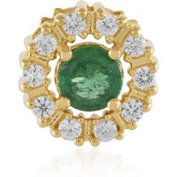 Grüner Apatit-Silberanhänger Grüner Apatit-Silberanhänger