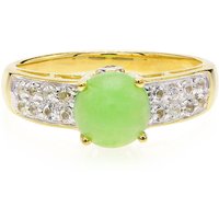 Kaiserlicher Chrysopras-Silberring Kaiserlicher Chrysopras-Silberring