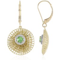 Tsavorit-Goldohrringe (Ornaments by de Melo) Tsavorit-Goldohrringe (Ornaments by de Melo)