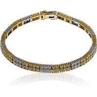 Gelber SI1 Brillant-Goldarmband (CIRARI) Gelber SI1 Brillant-Goldarmband (CIRARI)