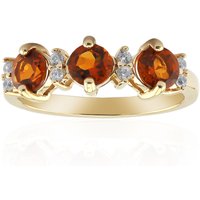 Madeira-Citrin-Silberring Madeira-Citrin-Silberring