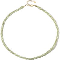 Edelstein-Silberhalskette Edelstein-Silberhalskette
