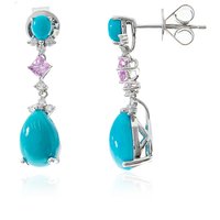 Sleeping Beauty-Türkis-Goldohrringe (CIRARI) Sleeping Beauty-Türkis-Goldohrringe (CIRARI)