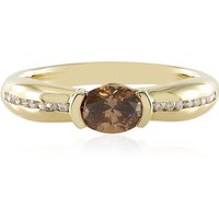 SI2 Schokoladen-Brillant-Goldring (de Melo) SI2 Schokoladen-Brillant-Goldring (de Melo)