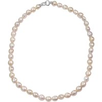 Süßwasserzuchtperlen-Silberhalskette (TPC) Süßwasserzuchtperlen-Silberhalskette (TPC)
