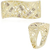 I2 Champagner-Brillant-Goldring (Ornaments by de Melo) I2 Champagner-Brillant-Goldring (Ornaments by de Melo)