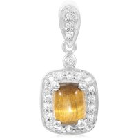 Tigerauge-Silberanhänger Tigerauge-Silberanhänger