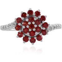 Tansania-Rubin-Silberring Tansania-Rubin-Silberring