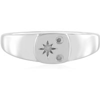 I2 (I) Diamant-Silberring I2 (I) Diamant-Silberring