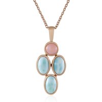 Larimar-Silberhalskette (KM by Juwelo) Larimar-Silberhalskette (KM by Juwelo)