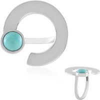 Türkis-Silberring (MONOSONO COLLECTION) Türkis-Silberring (MONOSONO COLLECTION)