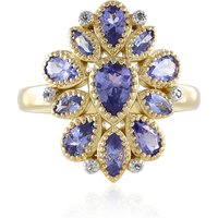 Tansanit-Silberring Tansanit-Silberring