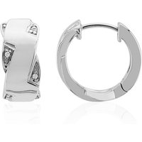 SI1 (G) Brillant-Silberohrringe (Annette) SI1 (G) Brillant-Silberohrringe (Annette)