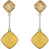 Baltischer Milky-Bernstein-Silberohrringe (dagen) Baltischer Milky-Bernstein-Silberohrringe (dagen)