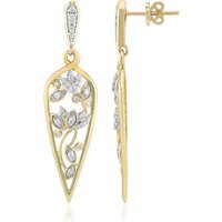 SI1 (G) Brillant-Goldohrringe (Annette) SI1 (G) Brillant-Goldohrringe (Annette)