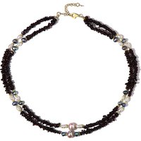 Edelstein-Silberhalskette (Riya) Edelstein-Silberhalskette (Riya)