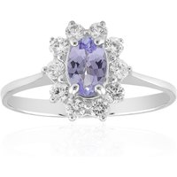 Tansanit-Silberring Tansanit-Silberring