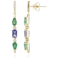 Edelstein-Goldohrringe (CIRARI) Edelstein-Goldohrringe (CIRARI)