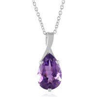 Amethyst-Silberhalskette Amethyst-Silberhalskette