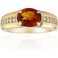 Madeira-Citrin-Silberring Madeira-Citrin-Silberring