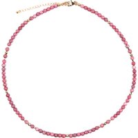 Rhodonit-Silberhalskette Rhodonit-Silberhalskette