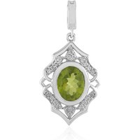 Peridot-Silberanhänger Peridot-Silberanhänger