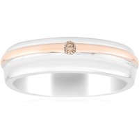 I1 Argyle-Rose de France-Brillant-Silberring (Annette) I1 Argyle-Rose de France-Brillant-Silberring (Annette)