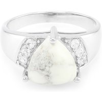 Howlith-Silberring Howlith-Silberring