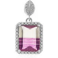 Mehrfarbiger Fluorit-Silberanhänger (Pallanova) Mehrfarbiger Fluorit-Silberanhänger (Pallanova)