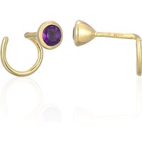 Amethyst-Silberohrringe Amethyst-Silberohrringe