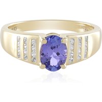 Tansanit-Goldring Tansanit-Goldring