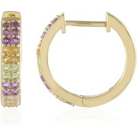 Edelstein-Silberohrringe Edelstein-Silberohrringe