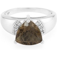 Rauchquarz-Silberring Rauchquarz-Silberring