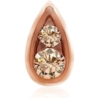 SI1 Argyle-Rose de France-Brillant-Goldanhänger (Annette) SI1 Argyle-Rose de France-Brillant-Goldanhänger (Annette)