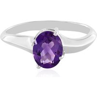 Sibirischer Amethyst-Silberring Sibirischer Amethyst-Silberring