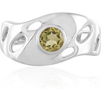 Gelber Beryll-Silberring (de Melo) Gelber Beryll-Silberring (de Melo)