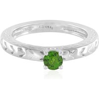 Russischer Diopsid-Silberring Russischer Diopsid-Silberring