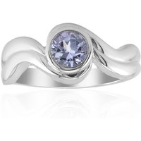 Fliederfarbener Tansanit-Silberring (Pallanova) Fliederfarbener Tansanit-Silberring (Pallanova)