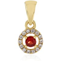 Tansania-Rubin-Silberanhänger (Adela Silber) Tansania-Rubin-Silberanhänger (Adela Silber)