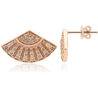 SI1 Argyle-Rose de France-Brillant-Goldohrringe (Annette) SI1 Argyle-Rose de France-Brillant-Goldohrringe (Annette)