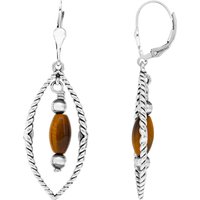 Tigerauge-Silberohrringe (Desert Chic) Tigerauge-Silberohrringe (Desert Chic)