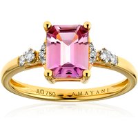 Pinkfarbener Diaspor-Goldring (AMAYANI) Pinkfarbener Diaspor-Goldring (AMAYANI)