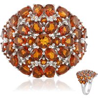 Madeira-Citrin-Silberring Madeira-Citrin-Silberring