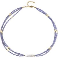 Edelstein-Silberhalskette (Riya) Edelstein-Silberhalskette (Riya)