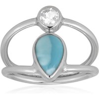 Larimar-Silberring (Bali Barong) Larimar-Silberring (Bali Barong)