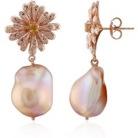 Süßwasserzuchtperlen-Silberohrringe (TPC) Süßwasserzuchtperlen-Silberohrringe (TPC)