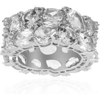 Weißer Topas-Silberring Weißer Topas-Silberring