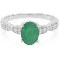 Bahia-Smaragd-Silberring Bahia-Smaragd-Silberring